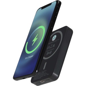 Acrab 5000 mAh m�gneses powerbank, fekete