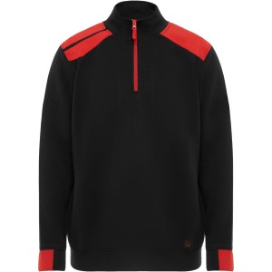 Roly Maverick cipz�ras pul�ver, Black, Red