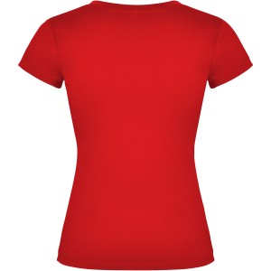 Roly Victoria ni V-nyak pamutpl, Red (T-shirt, pl, 90-100% pamut)