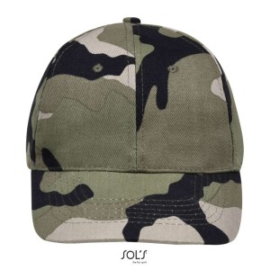 Sols Buffalo 6 paneles baseballsapka, Camo